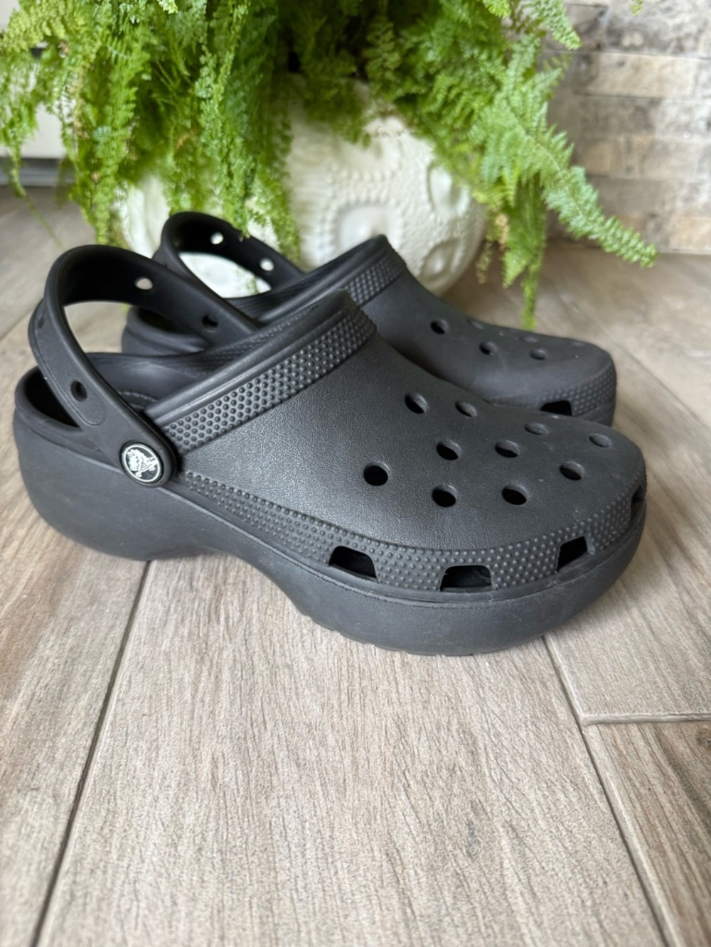 Crocs Classic Platform Clog Black